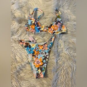 Floral Multicolor Bikini Set